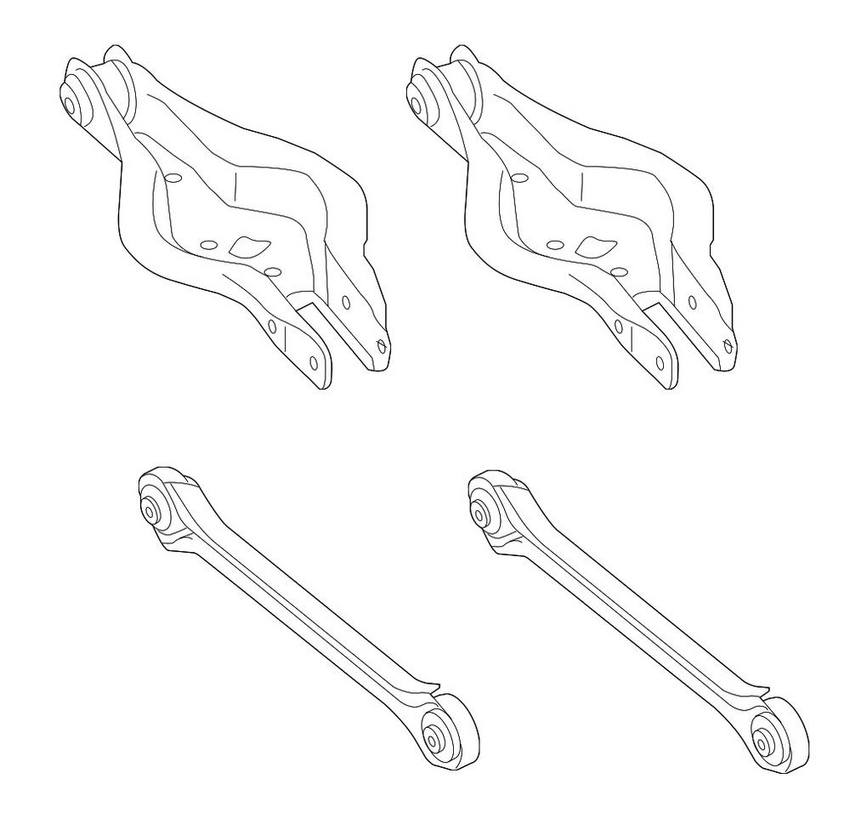 BMW Suspension Control Arm Kit - Rear